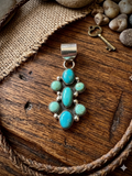 Multi Turquoise Stone Pendant
